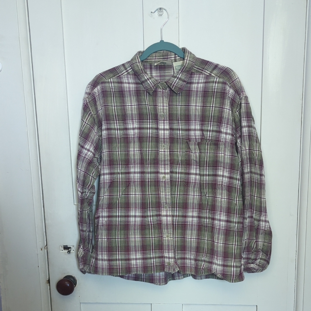 Cottage Essentials by Northern Reflections Long Sleeve Button Down Shirt.